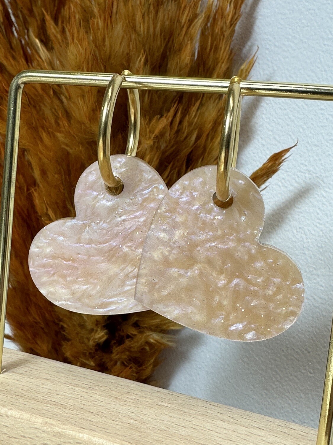 Big heart - Pearly Pink