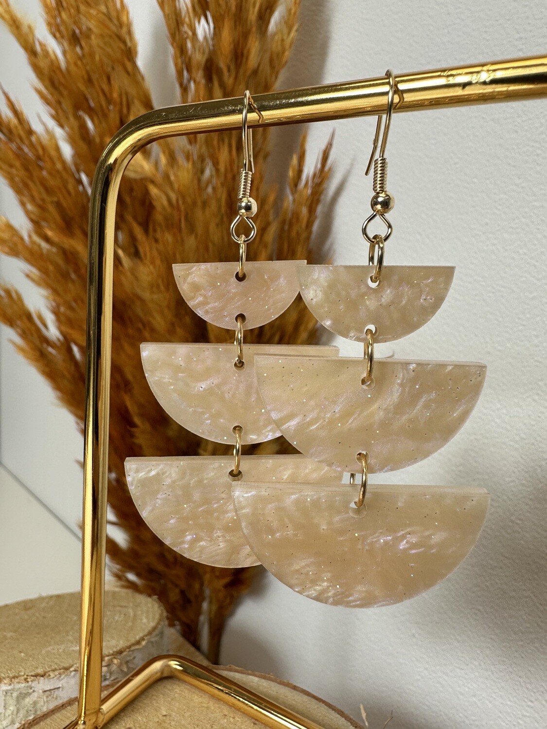 Half rounds - Pearly Pink