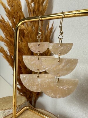 Half rounds - Pearly Pink