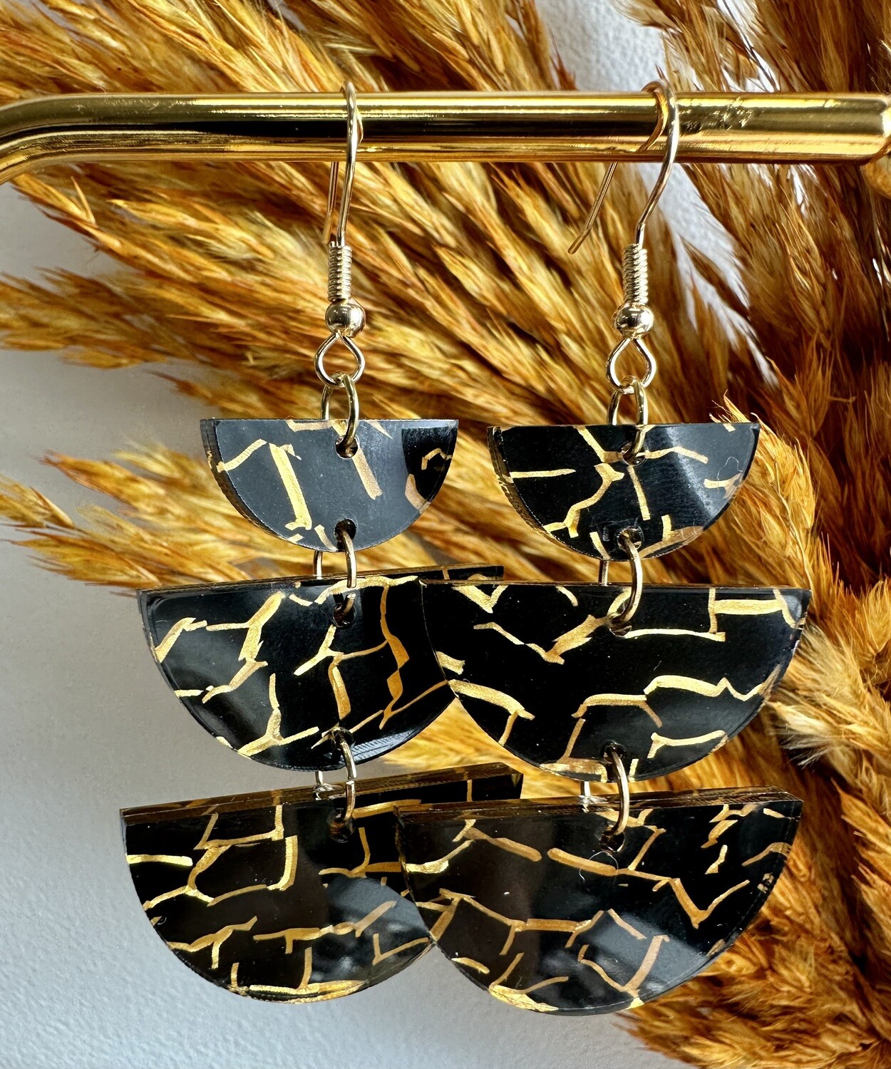 Half rounds - Black &amp; Gold