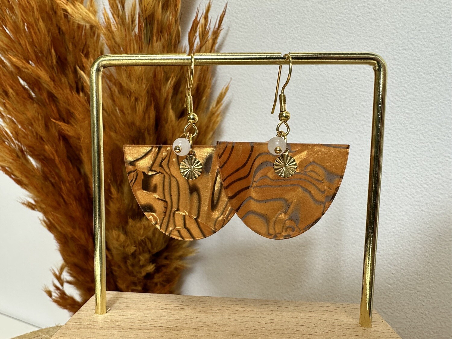 Half moon - Shiny Copper