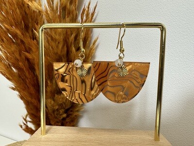 Half moon - Shiny Copper