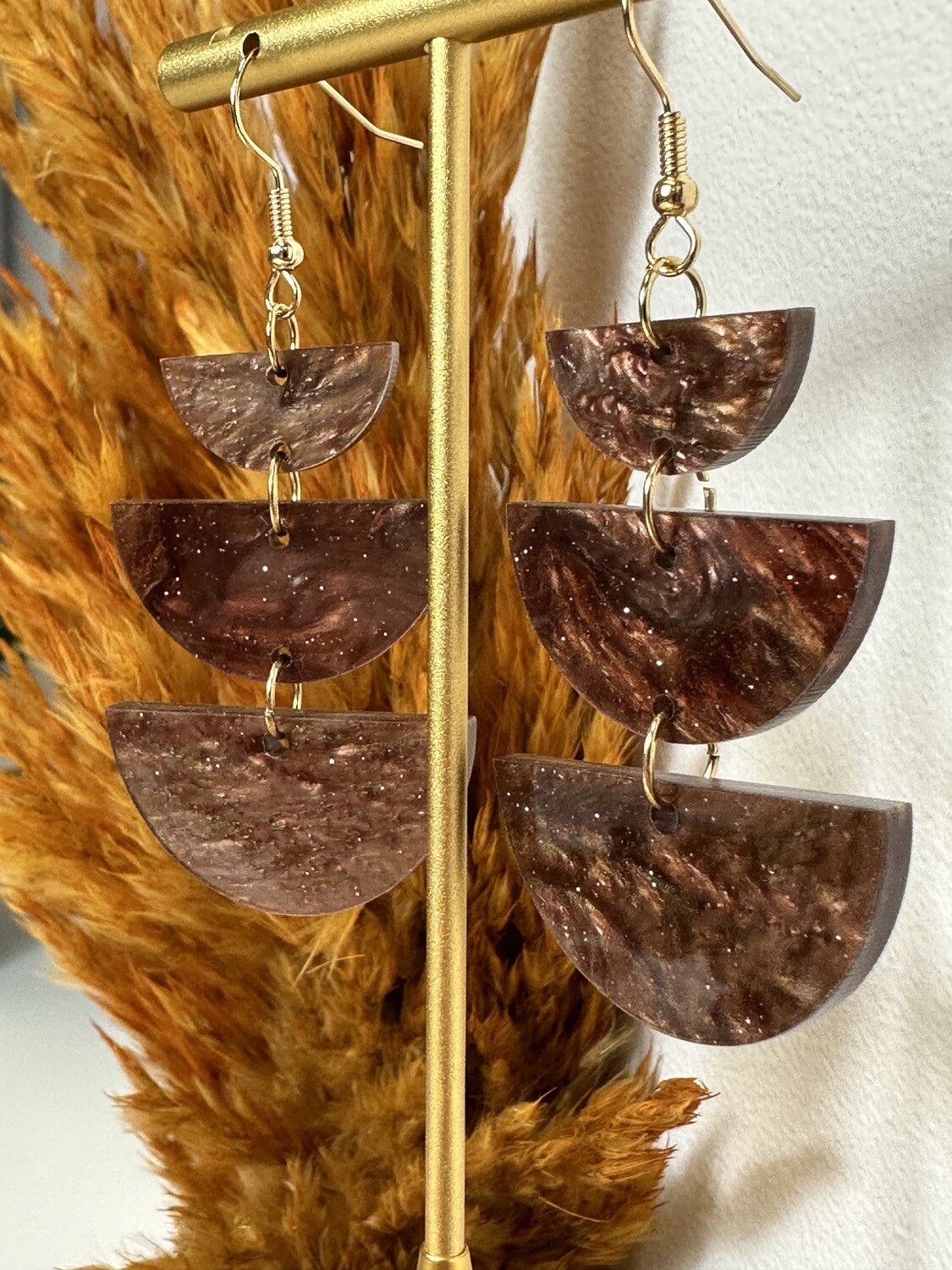 Half rounds - Pearly Brown