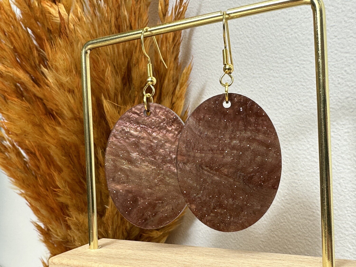 Oval - Pearly Brown