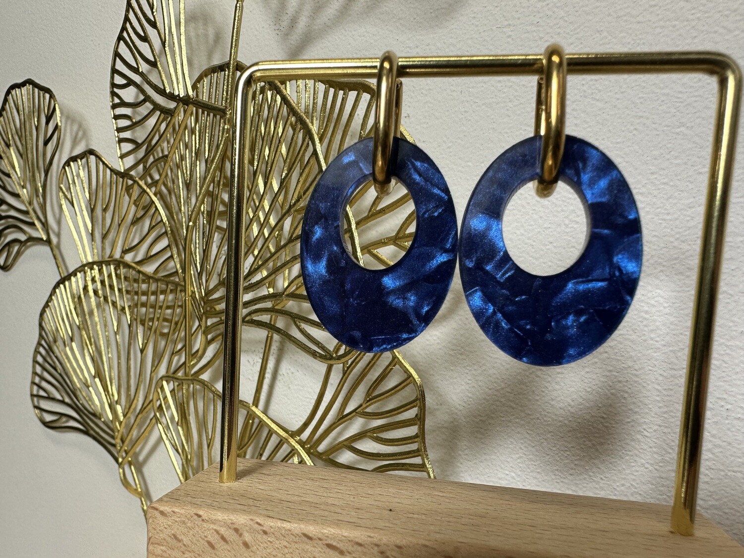 Oval &amp; ring - Marmer Blue