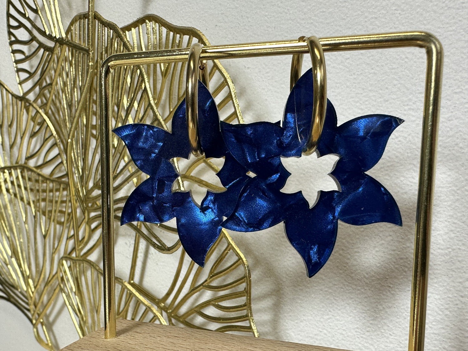Star flower - Marmer Blue