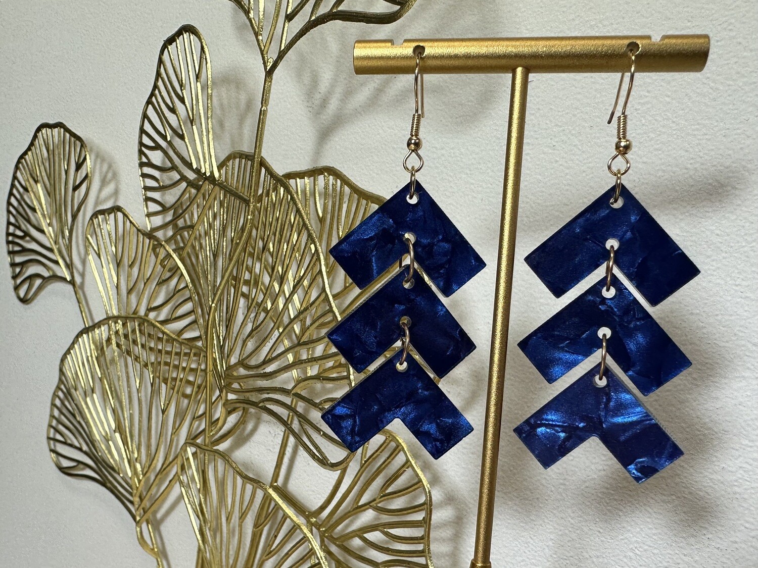 Zig zag - Marmer Blue