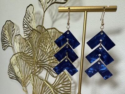 Zig zag - Marmer Blue