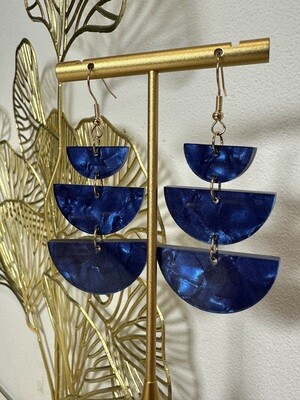 Half rounds - Marmer Blue