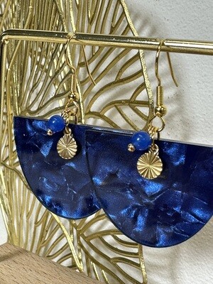 Half moon - Marmer Blue