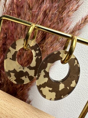 Oval &amp; ring - Light Animal