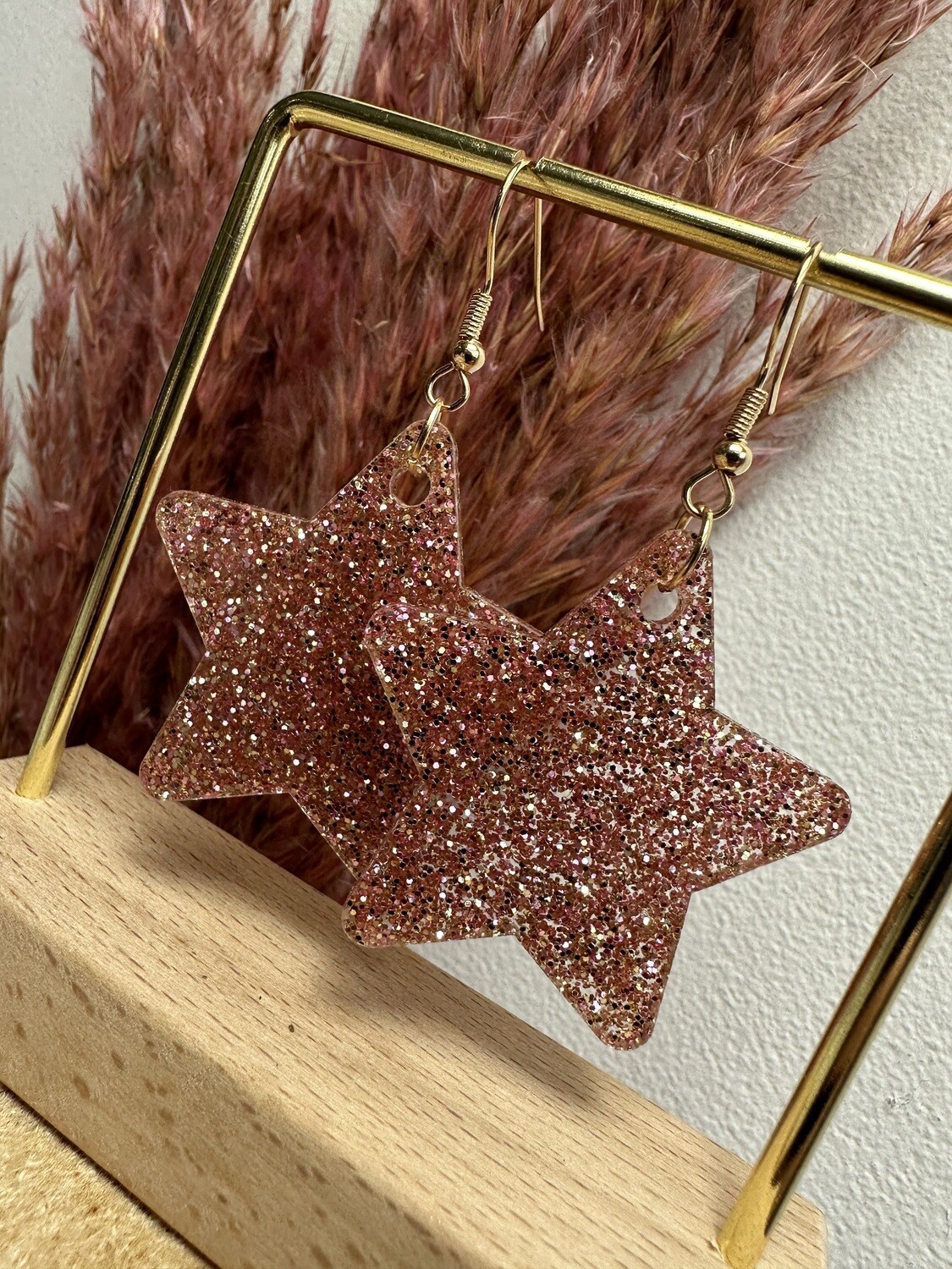 Big star - Rose Golden Glitter