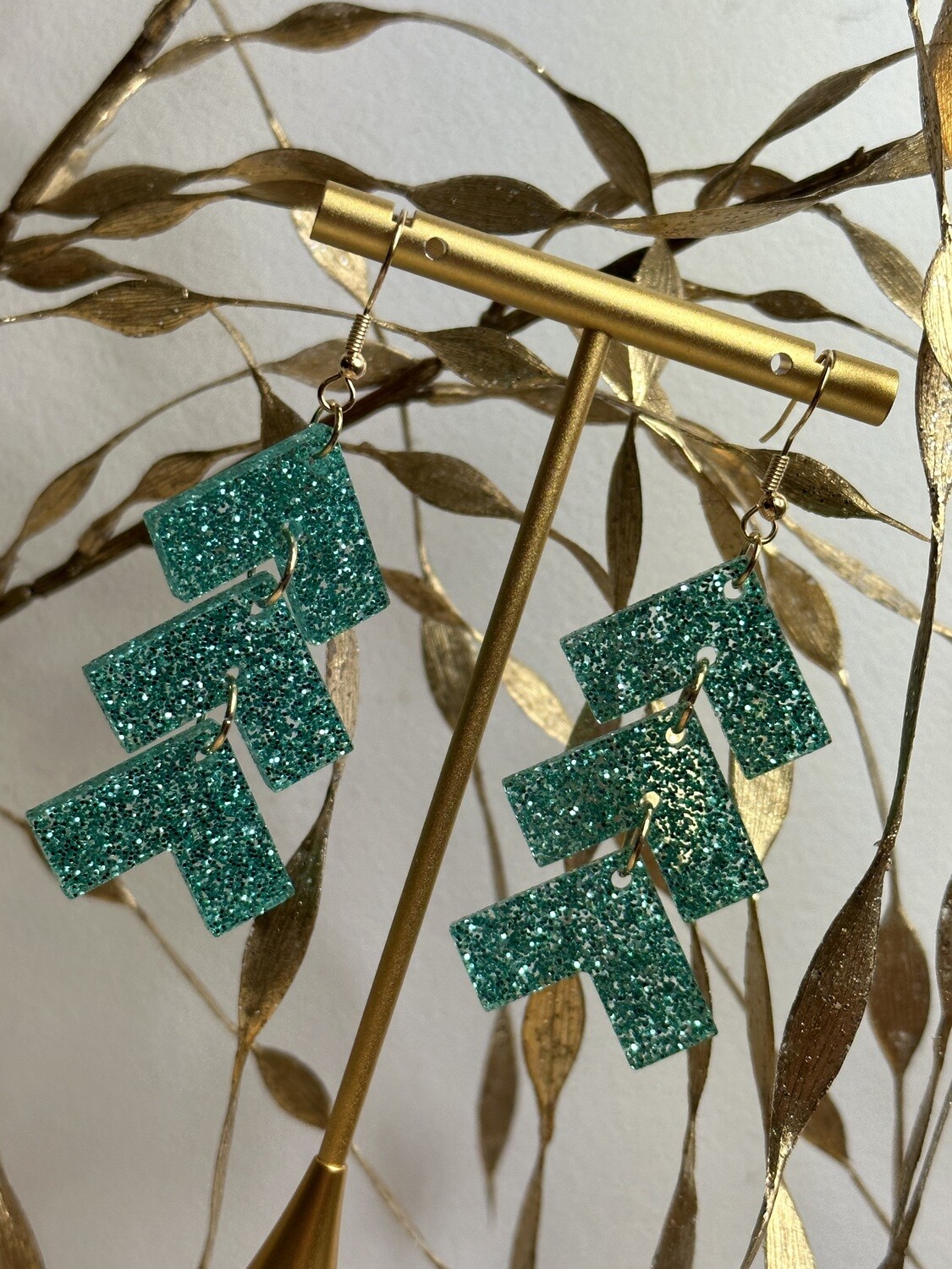 Zig zag - Emerald Glitters