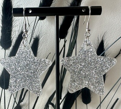 Big star - Silver Glitter