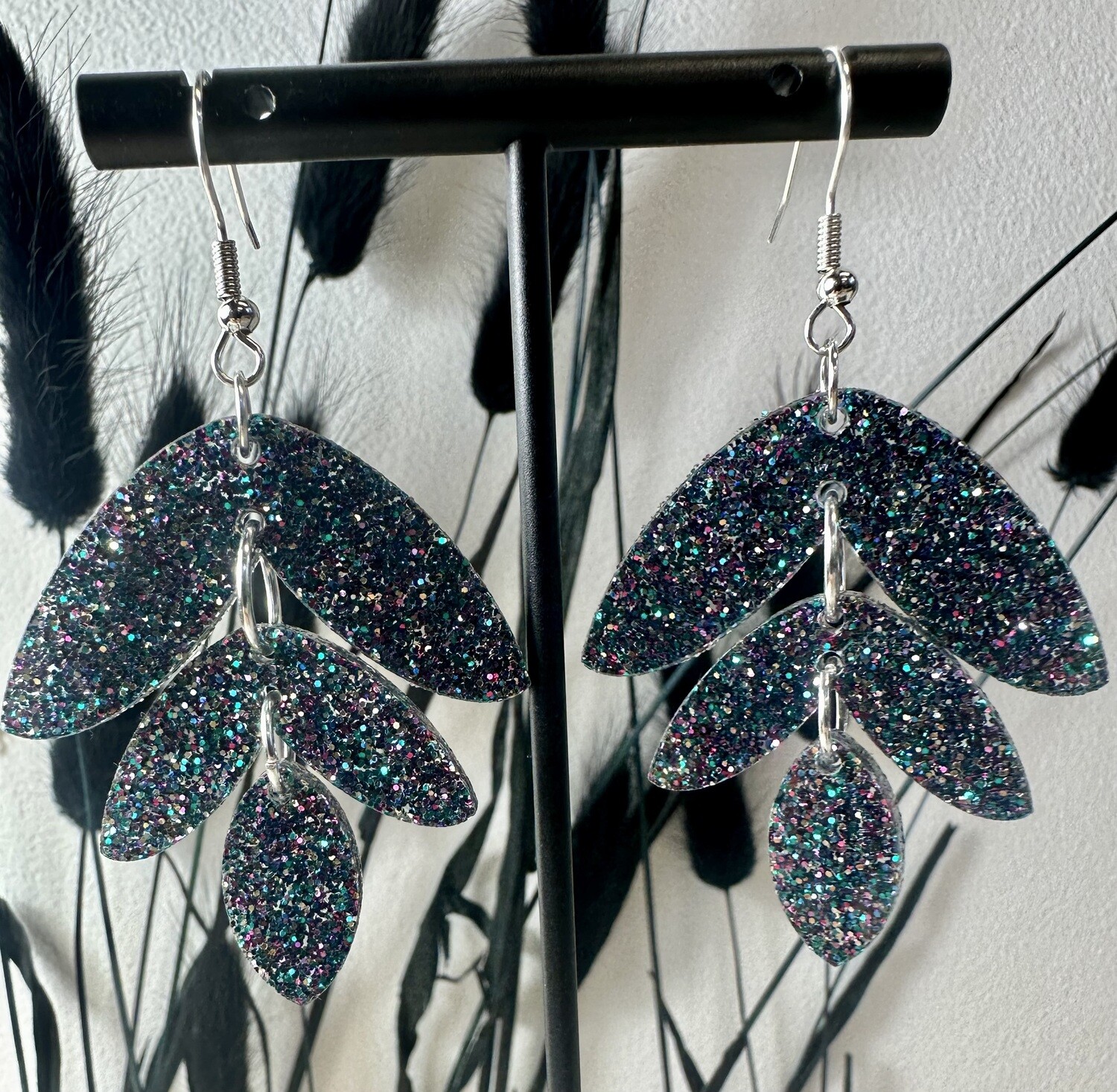 Spring - Multi Color Grey Glitter