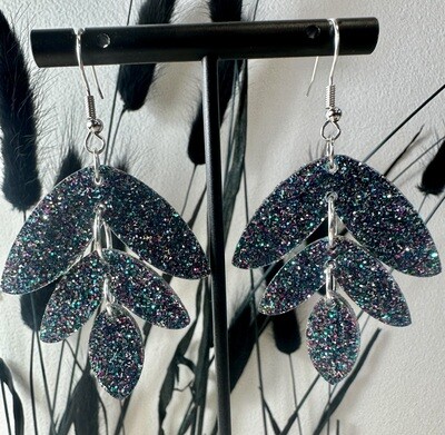 Spring - Multi Color Grey Glitter