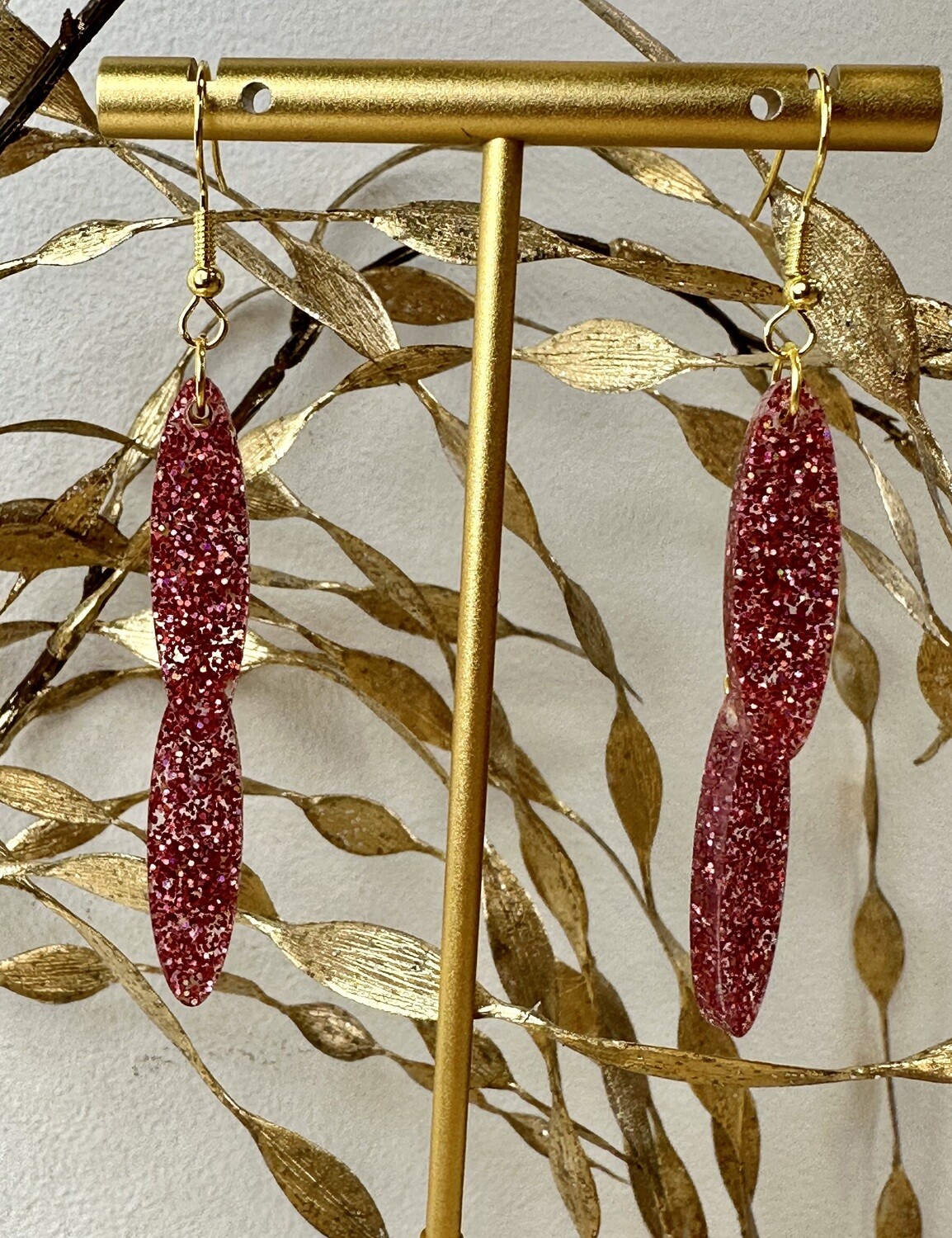 Small drop - Holographic Pink Glitter