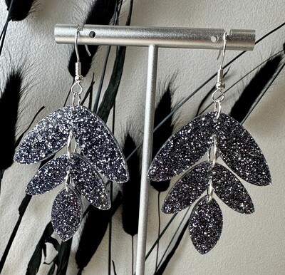 Spring - Grey Silver Glitters