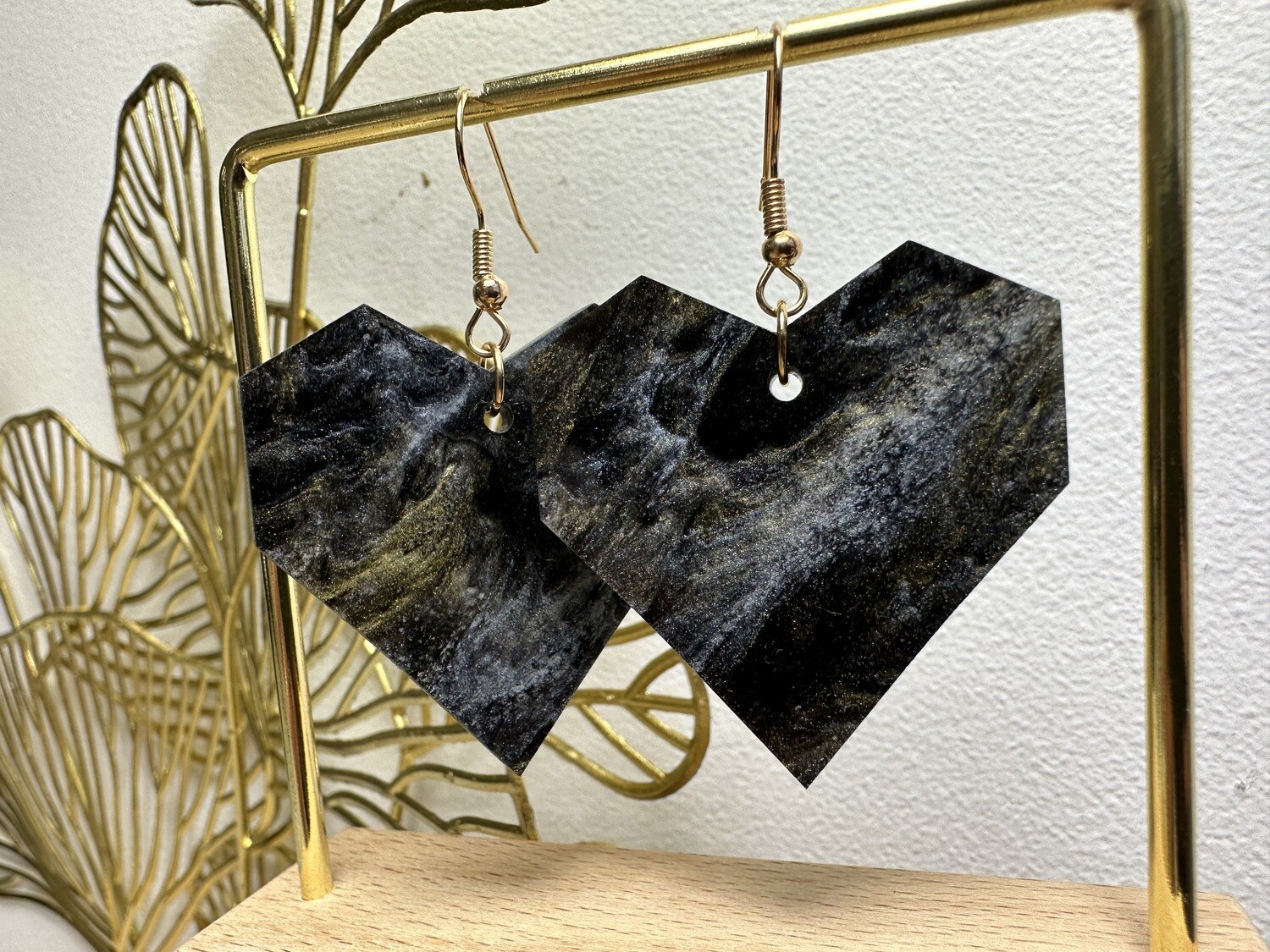 Squared heart - Silver-gold galaxy