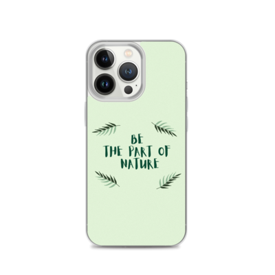 Be the part of nature - a light green case for iPhone