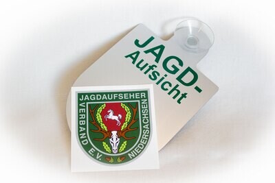 Autoschild "Jagdaufsicht"