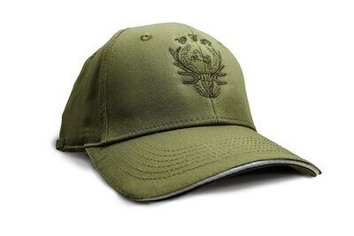 VJN Basecap "ANSITZ" / oliv - weiss