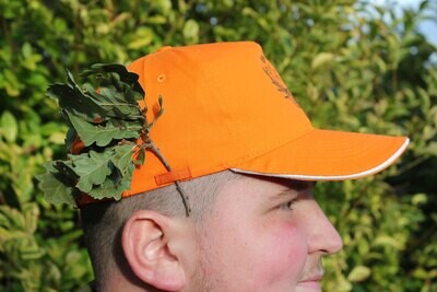 VJN Basecap "TREIBJAGD" / orange - weiss