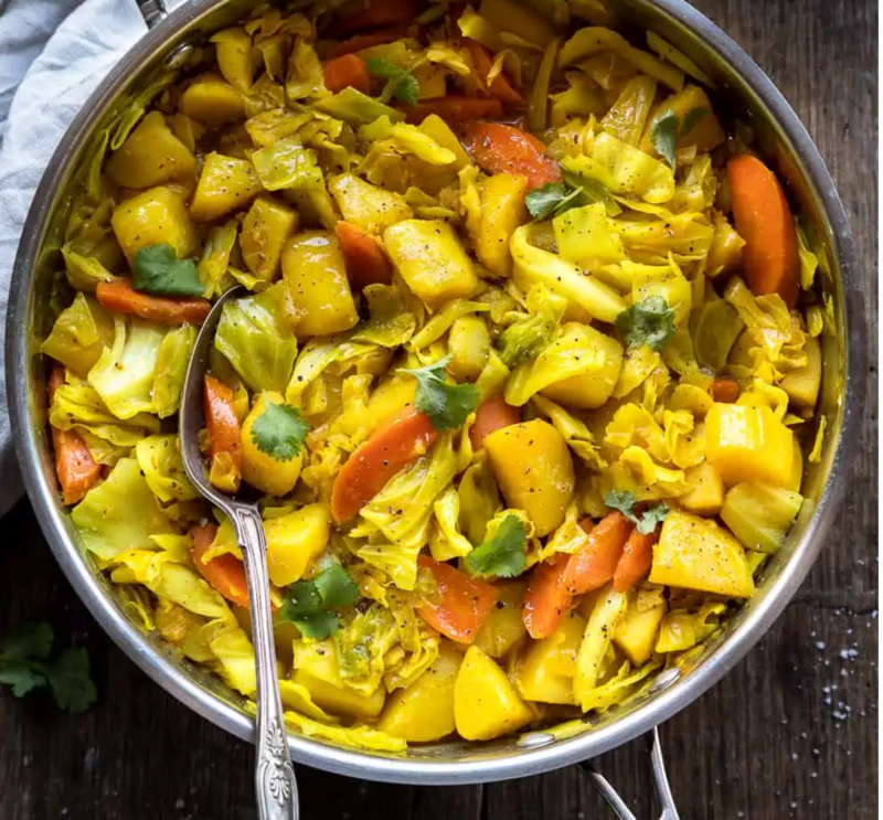 Tekel Gomen (Cabbage stew)