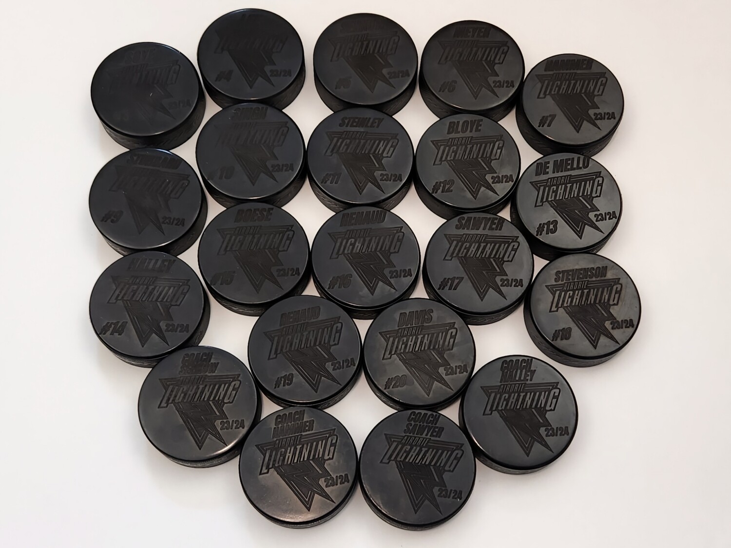 Hockey Puck Engraving