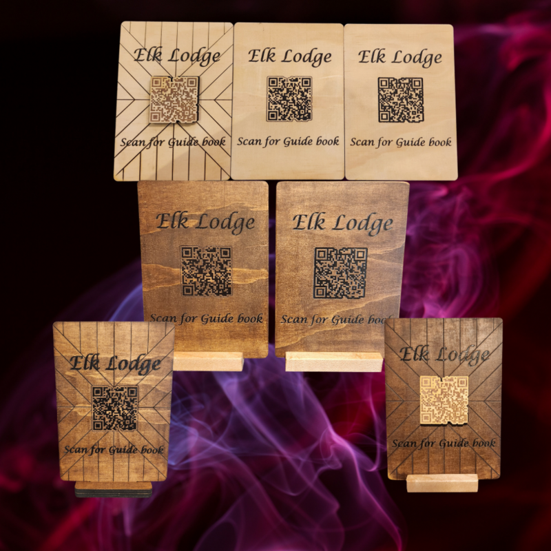 QR Code Signs 5x7