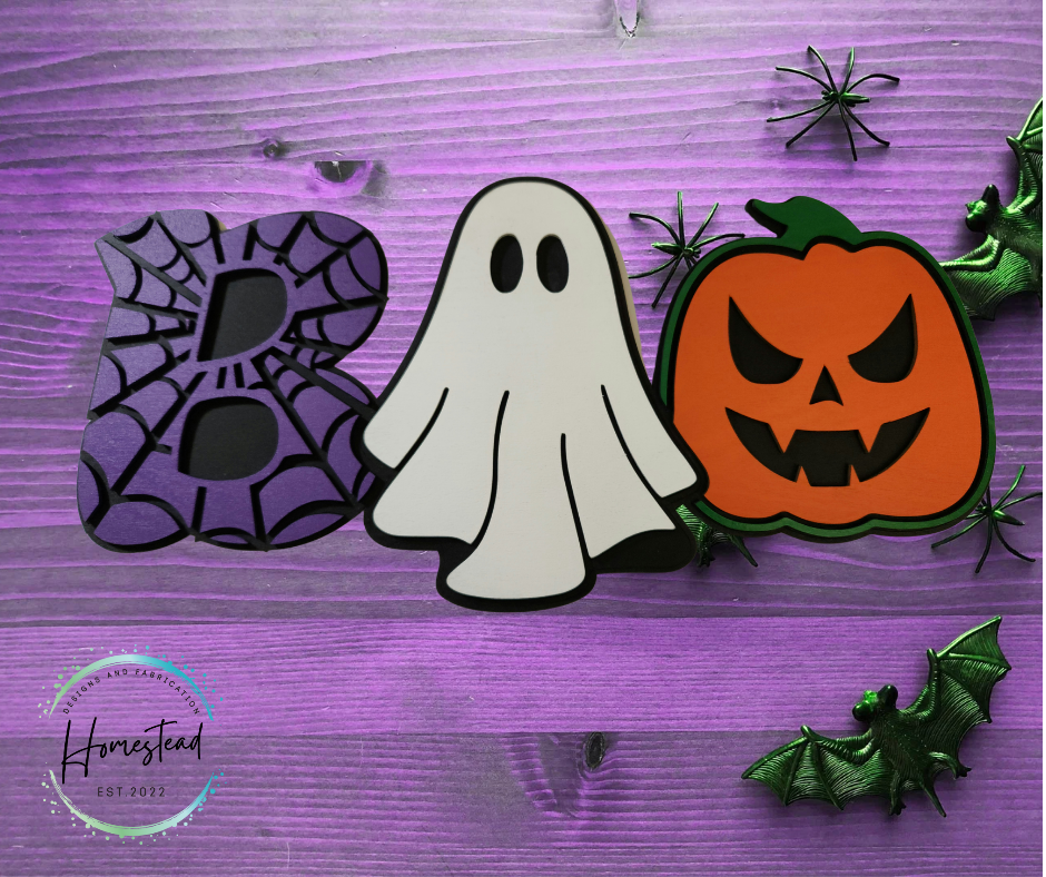 Boo Halloween Sign