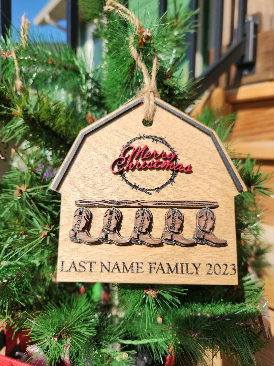 Cowboy Boot Ornament