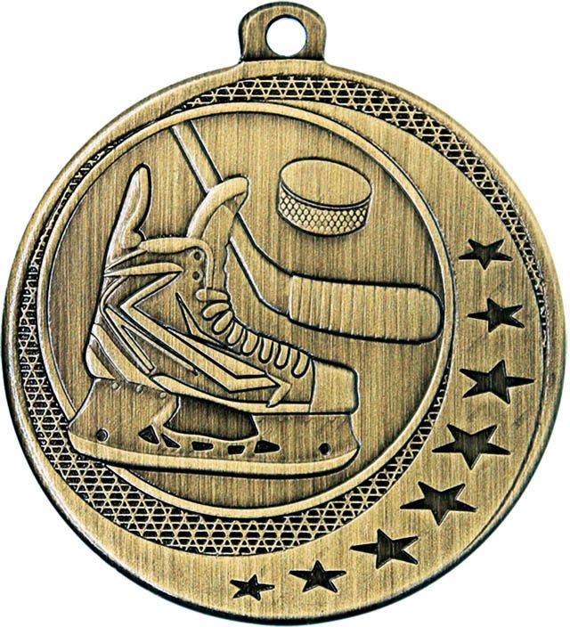 Hockey Medal Skate & Sticks