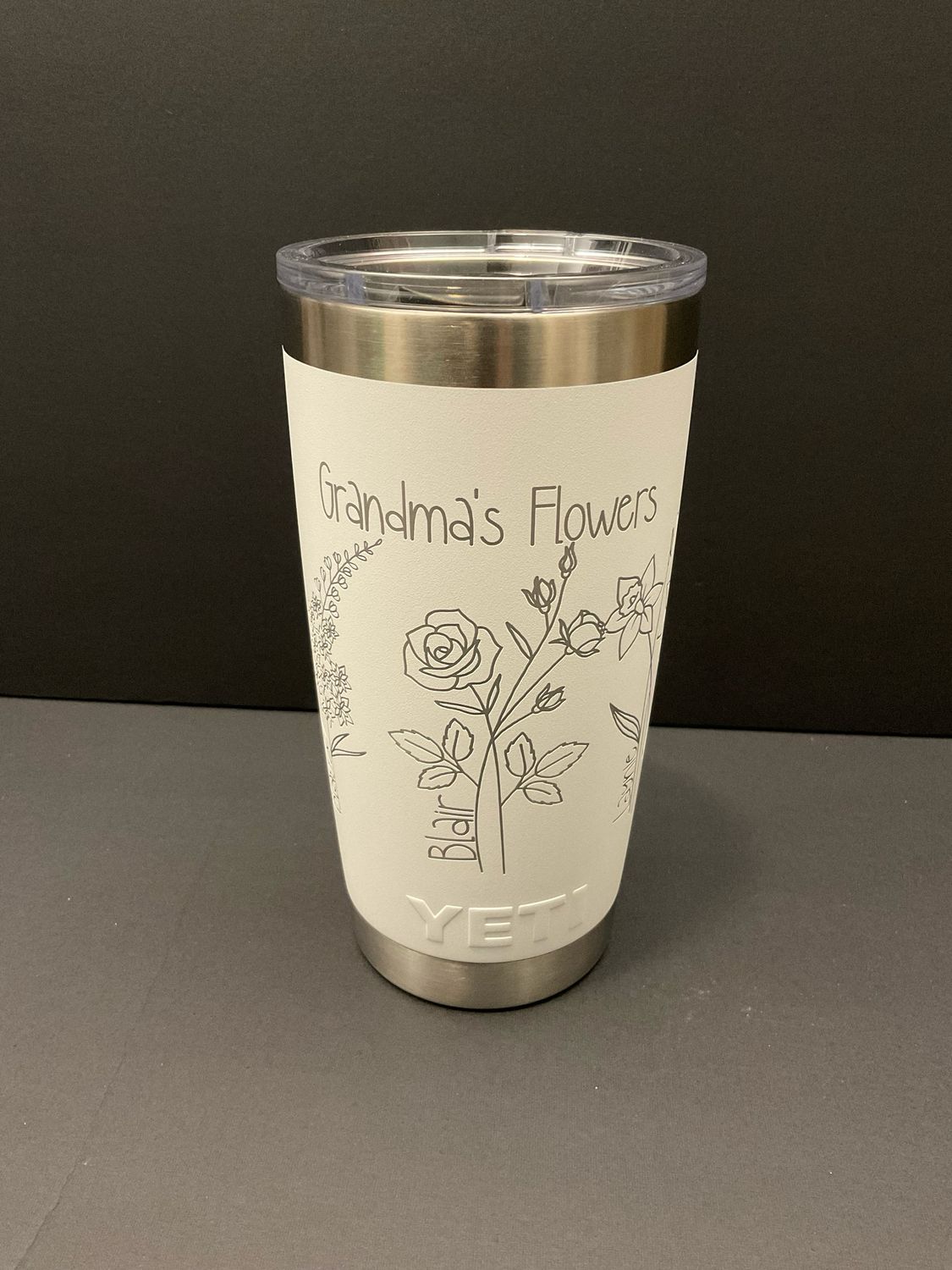 Birth flowers Yeti Tumblers