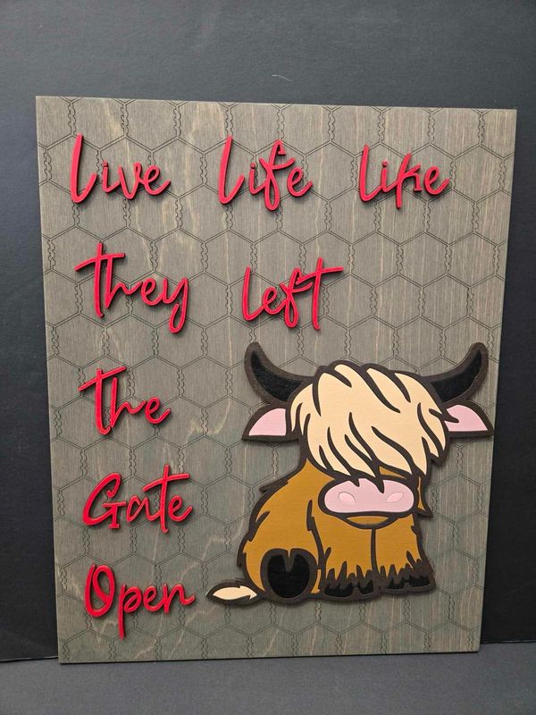Live Like They Left The Gate Open