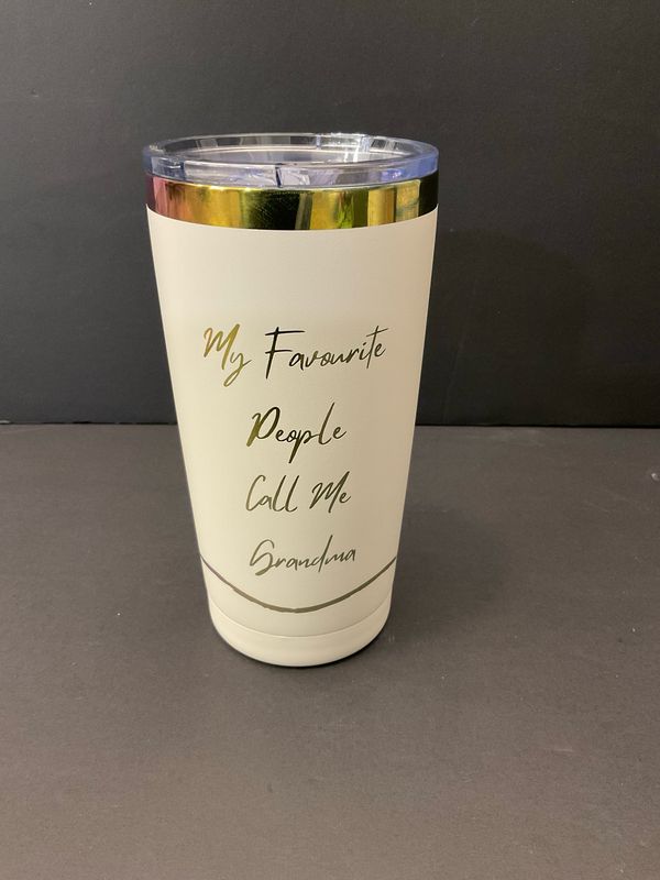 20oz Rainbow Plated Tumbler