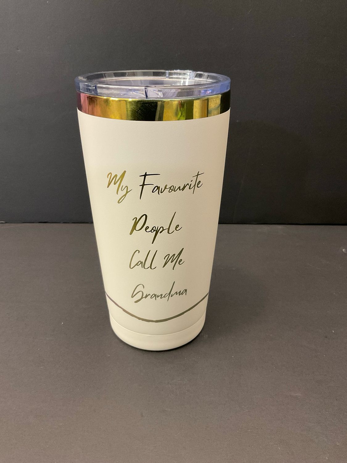 20oz Rainbow Plated Tumbler