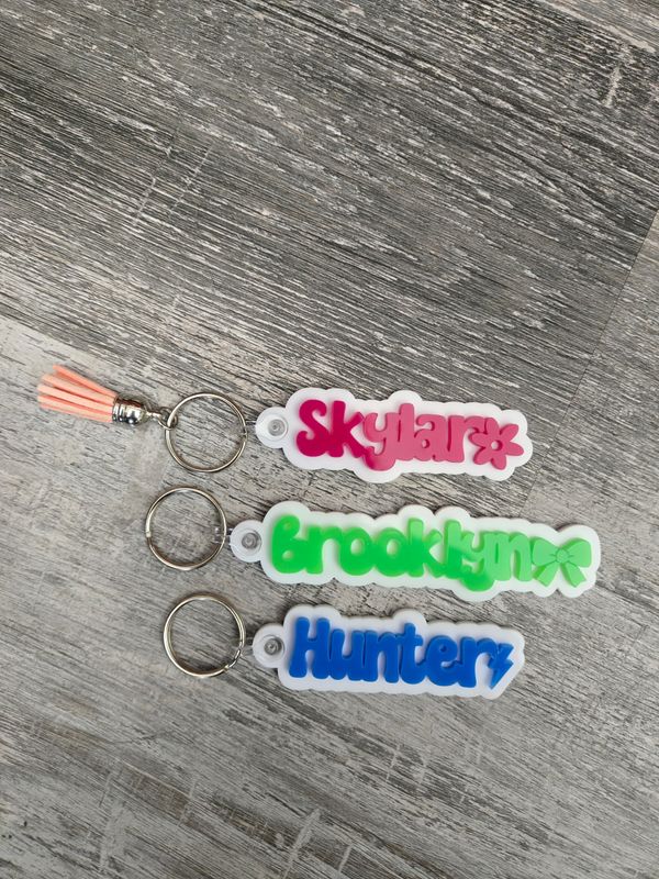 Acrylic Bag Tags