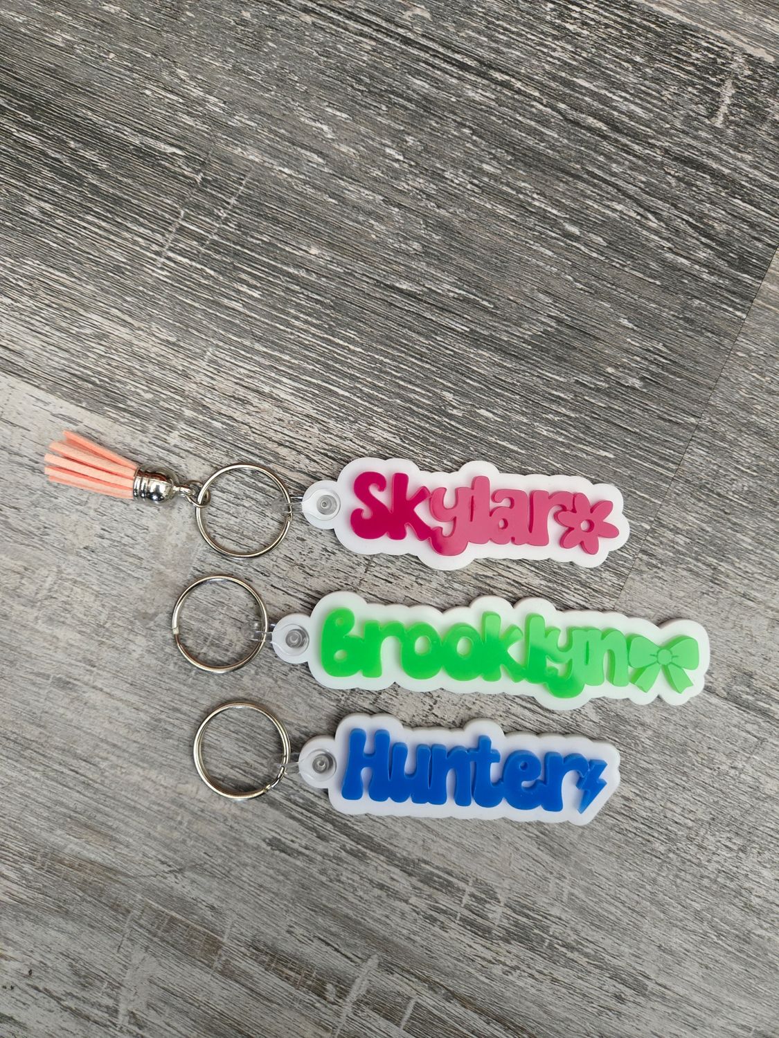 Acrylic Bag Tags