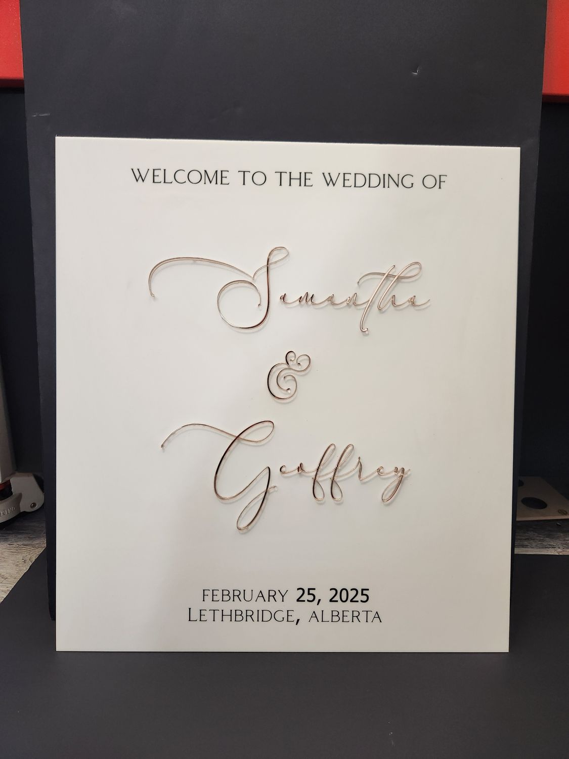 Welcome to the wedding of