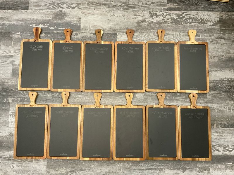 Acacia Wood/ Slate Cutting Board