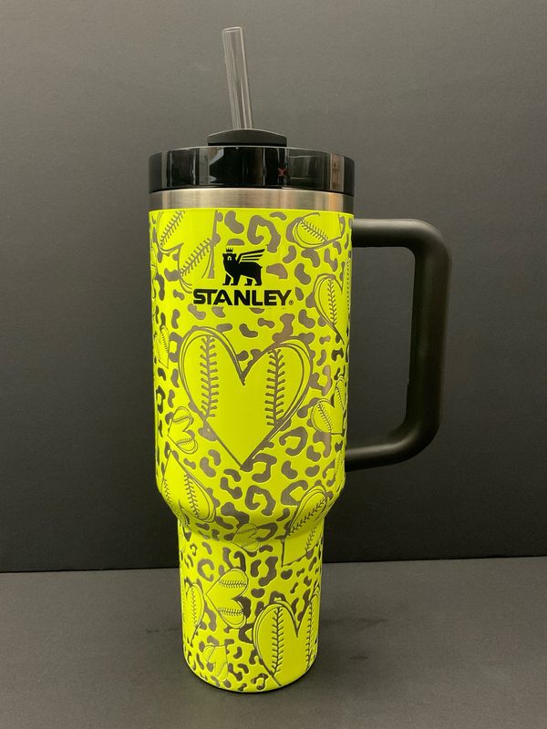 Baseball Or Softball Leopard Print Wrap