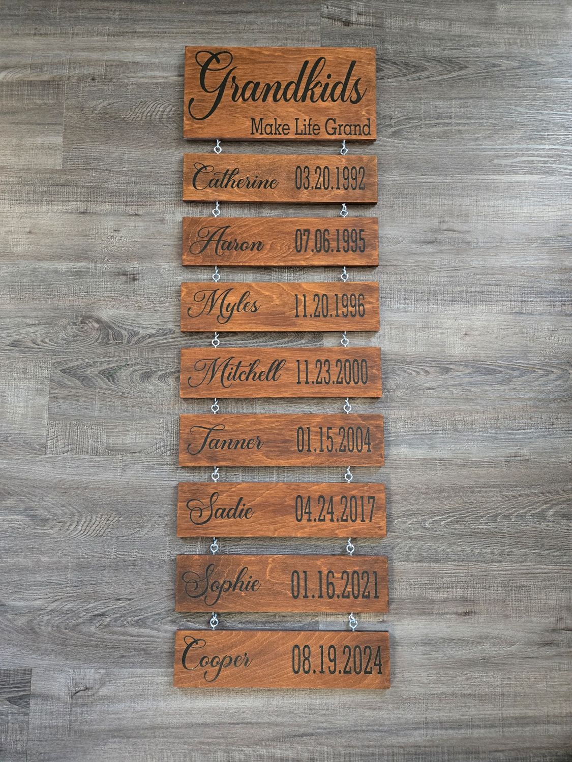 Grandkids Make Life Grand Sign