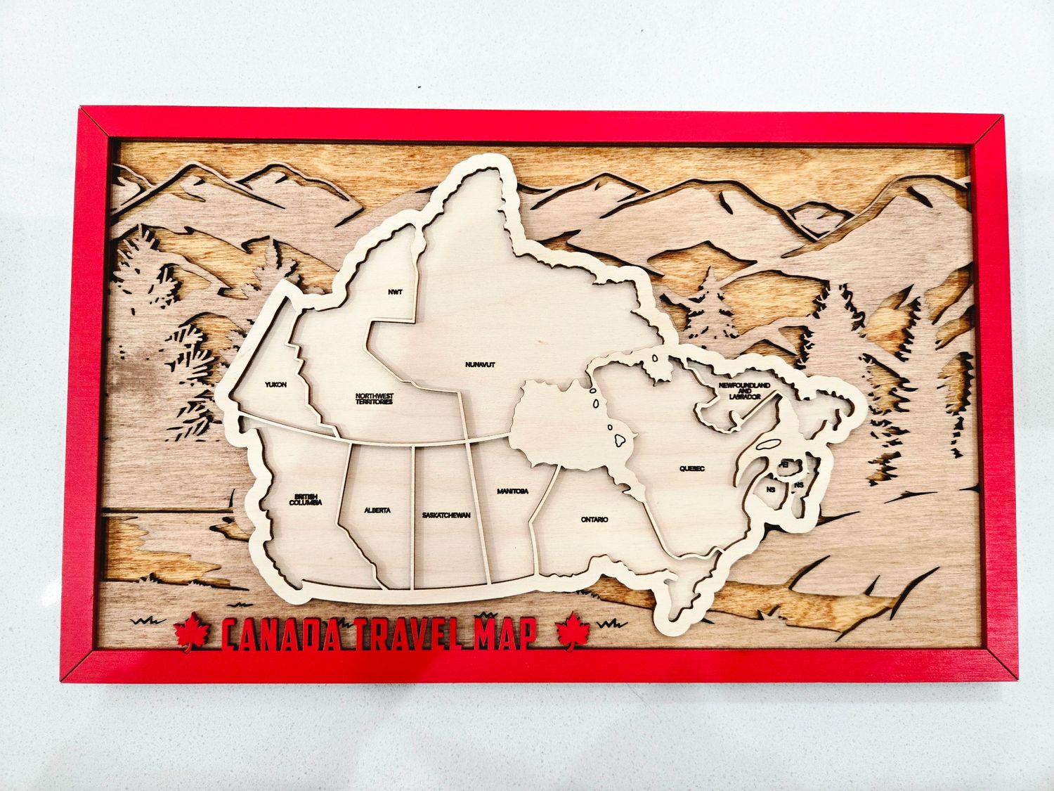 Canada Travel Map
