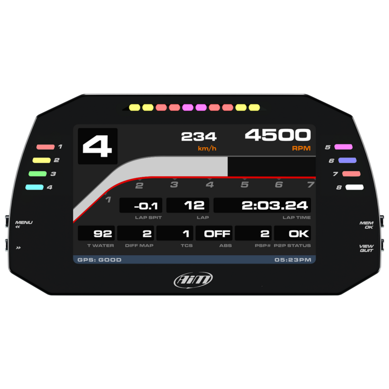 AIM MXG 1.3 Data Logging Dash with GPS