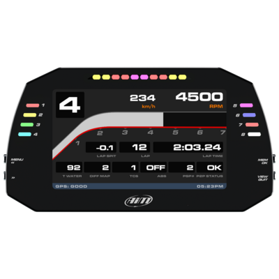 AIM MXG 1.3 Data Logging Dash with GPS