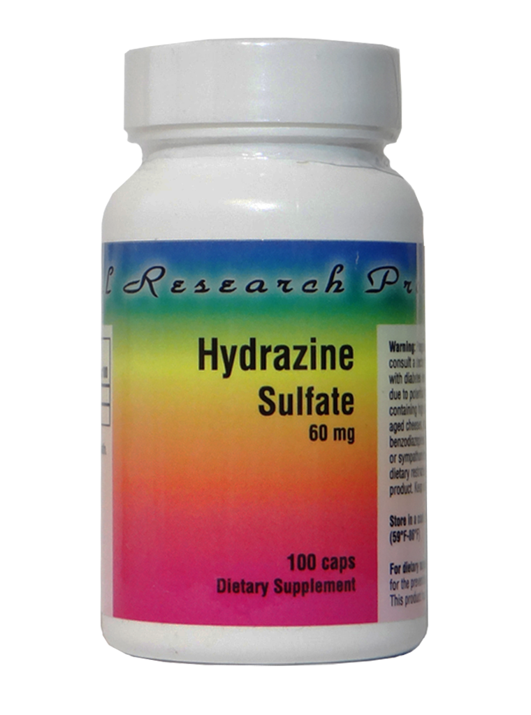Hydrazine Sulfate 60 mg - 100 Capsules