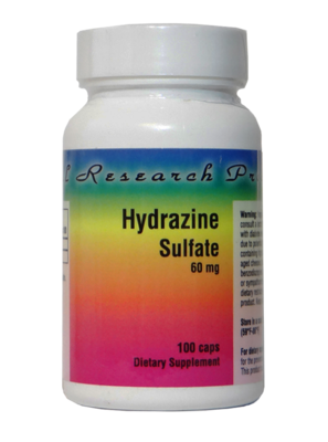 Hydrazine Sulfate 60 mg - 100 Capsules