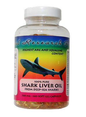 Shark Liver Oil - 240 Soft Gel Capsules
