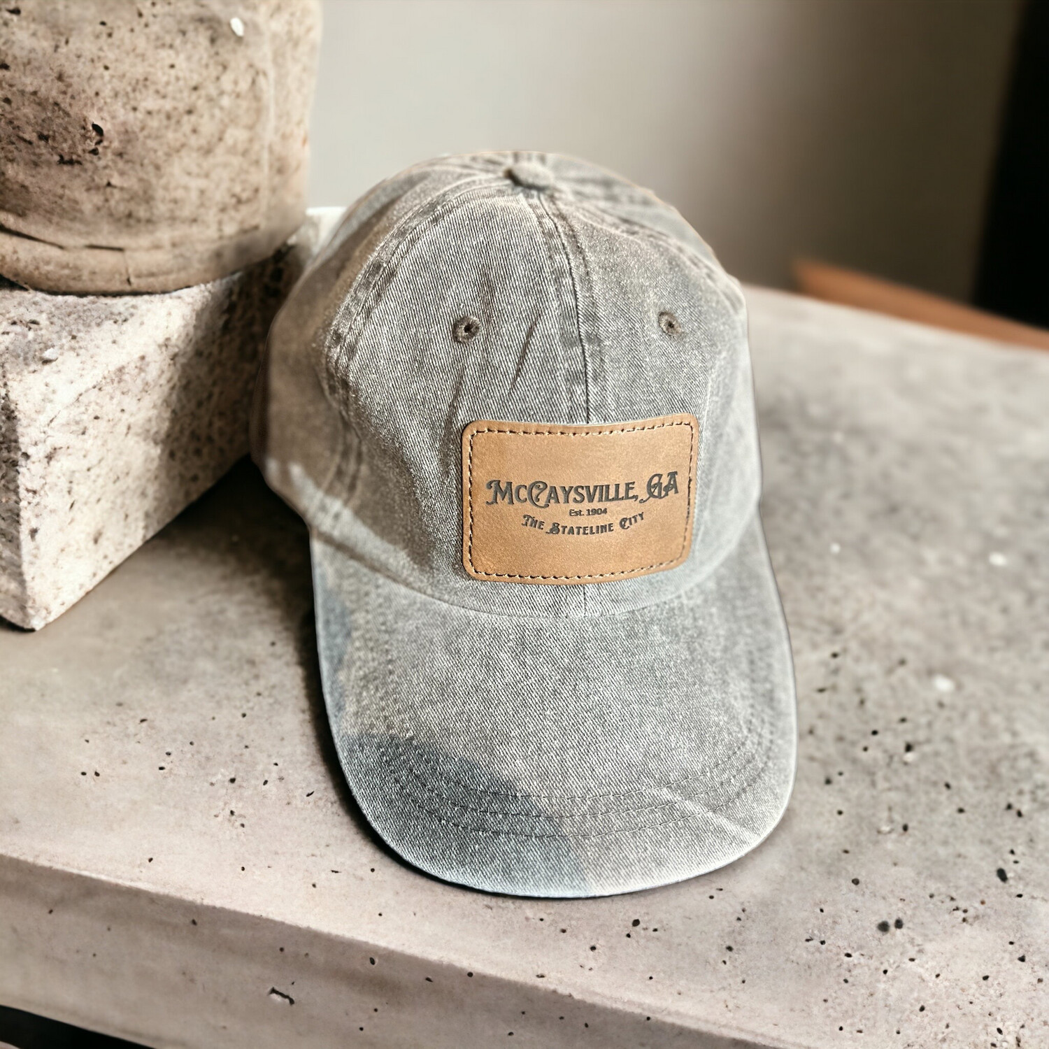Leather Patch Hat - McCaysville
